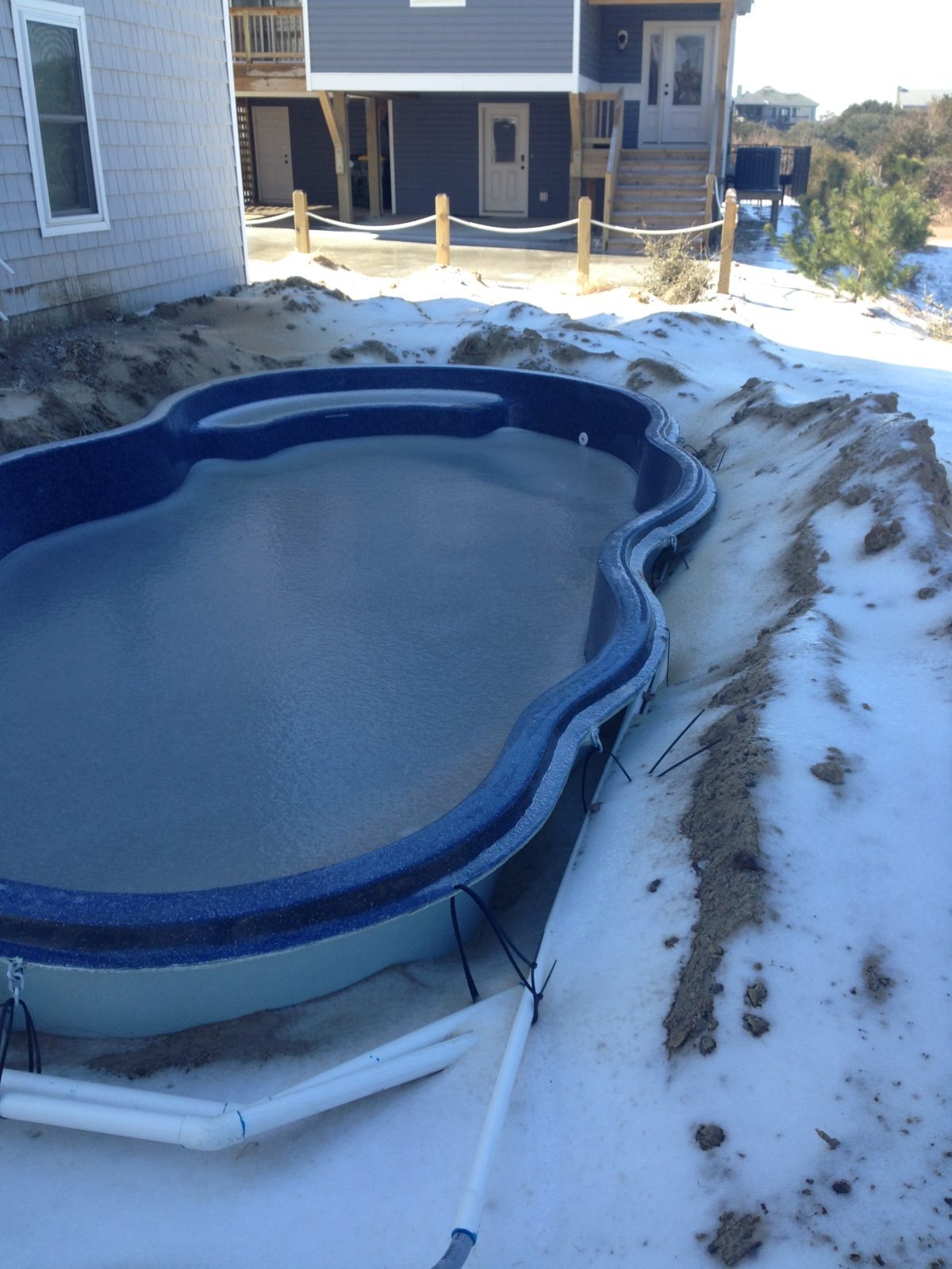 Install Swimming Pool Winter